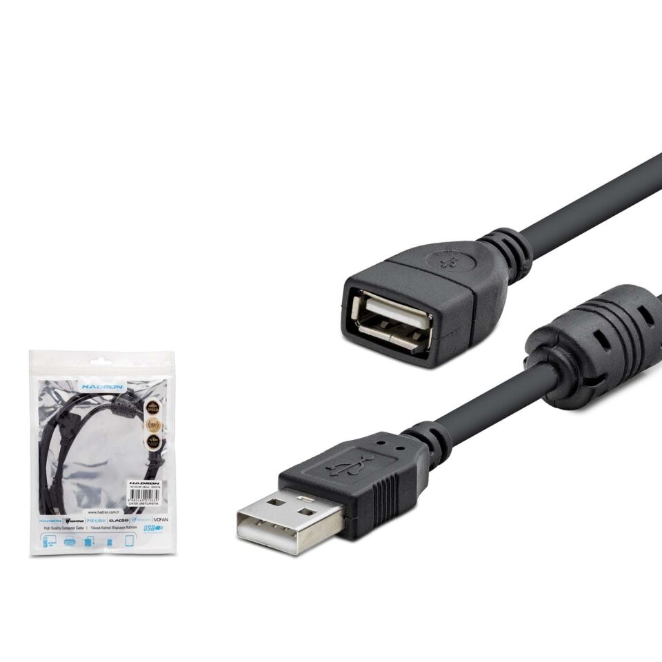 HADRON HDX7533 KABLO USB UZATMA 1.5MT
