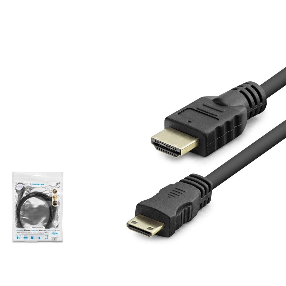 HADRON HDX2009 HDMI KABLO TO MİNİ HDMI 1.5MT