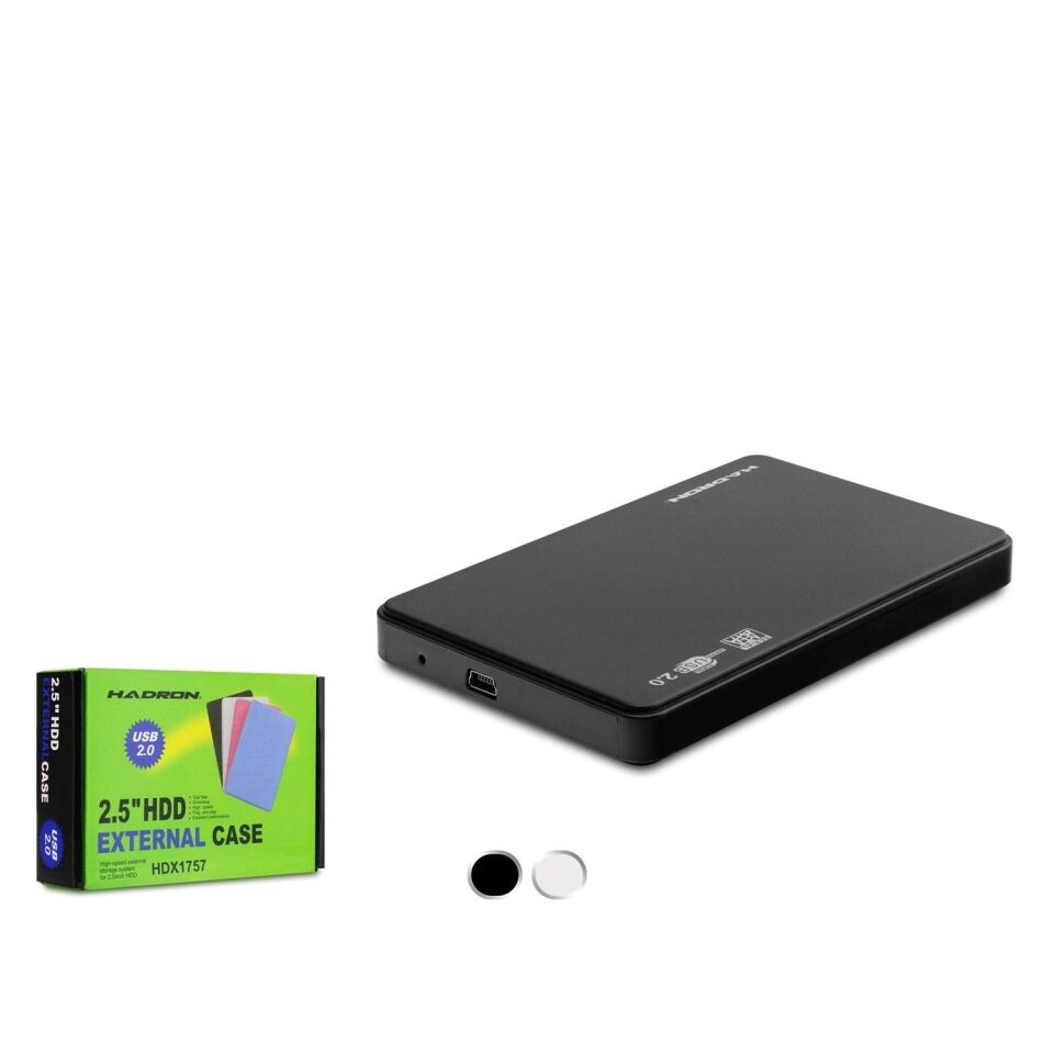 HADRON HDX1757 USB HDD KUTUSU PLASTİK SATA 2.5