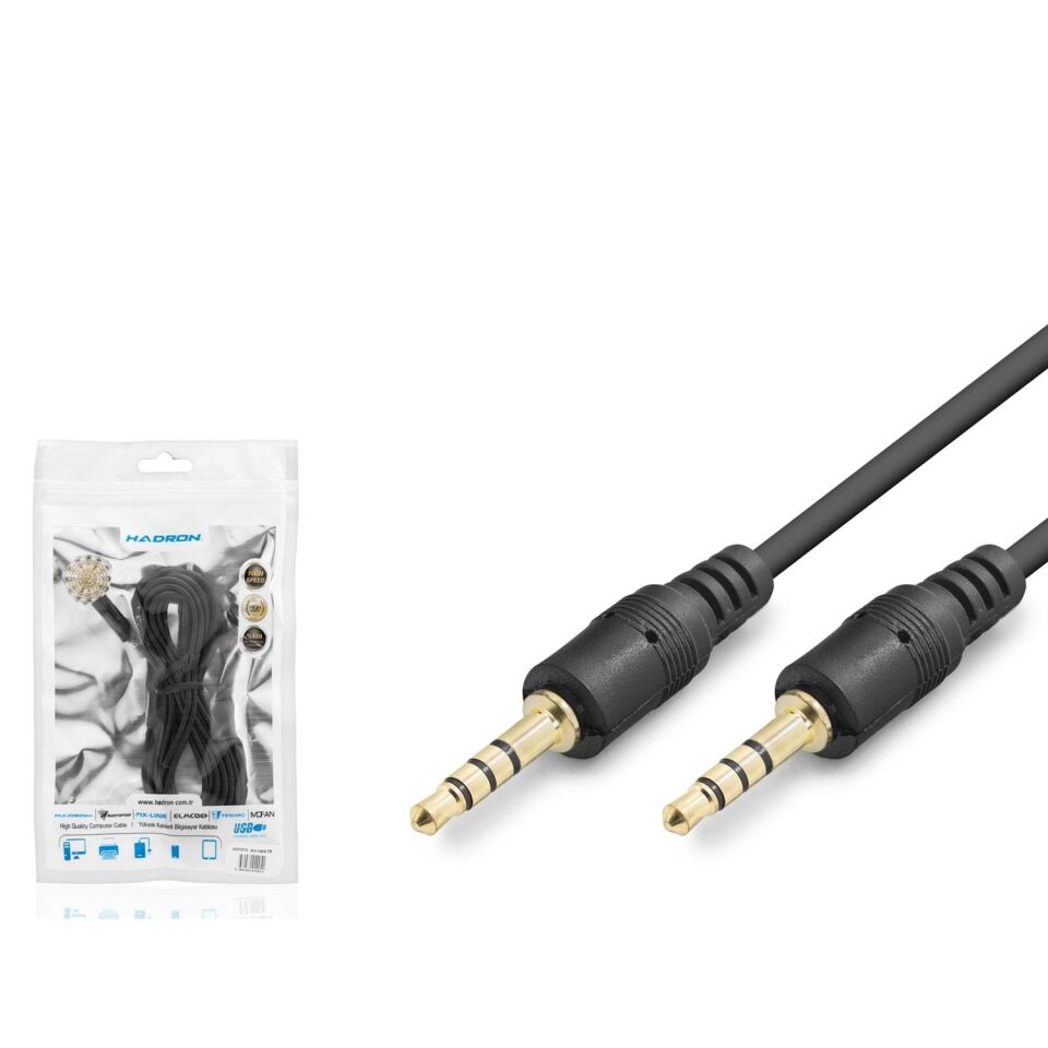 HADRON HDX1014 AUX KABLO 3MT 3 LINE