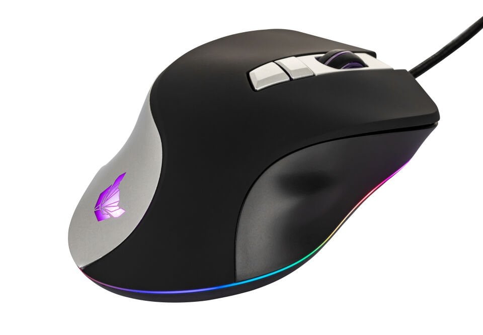 Rowl RGM-04 AVES USB Siyah RGB Aydınlatmalı 7200DPI Makrolu Gaming Oyuncu Mouse