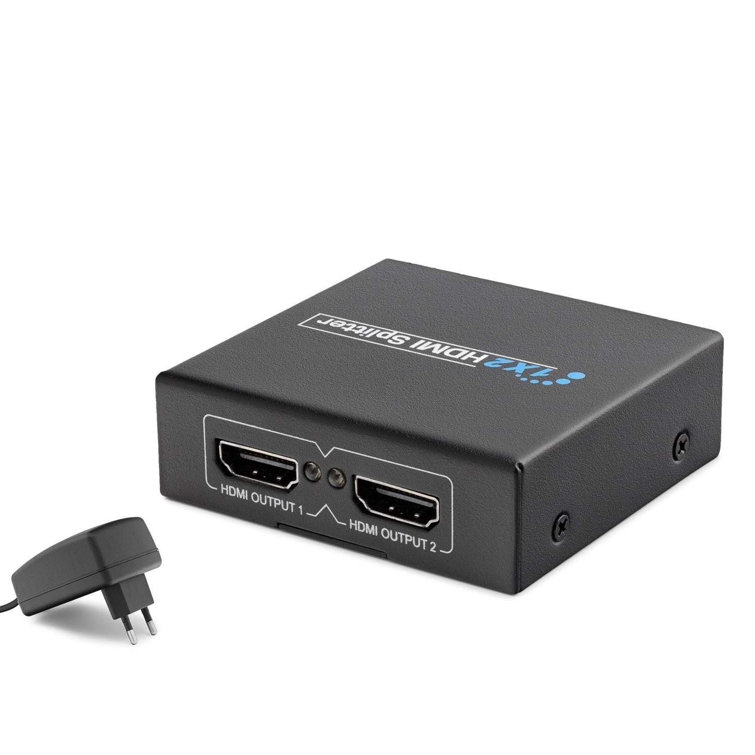 HADRON HDX1284 HDMI SPLITTER 1.4V 1080P 3D 1GİRİŞ 2ÇIKIŞ