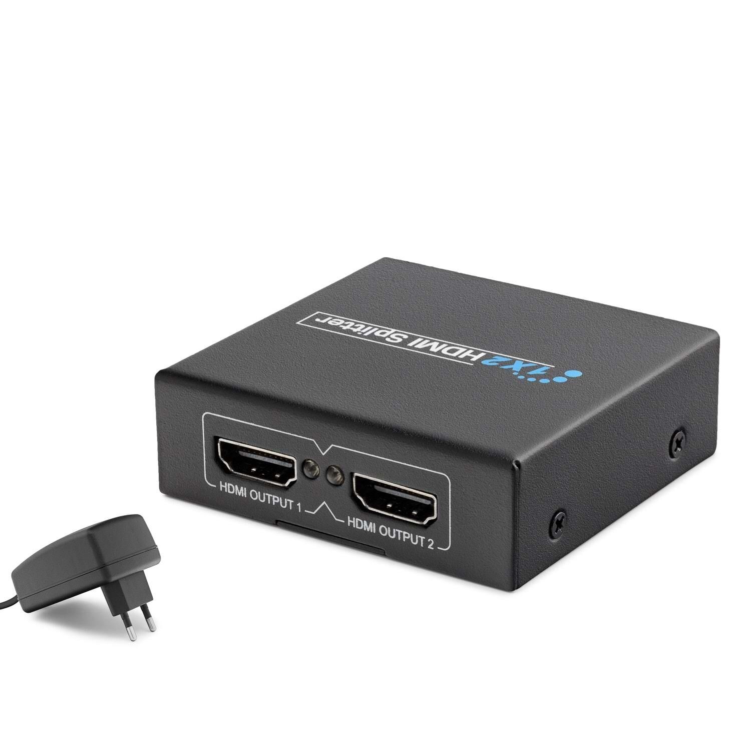HADRON HDX1284 HDMI SPLITTER 1.4V 1080P 3D 1GİRİŞ 2ÇIKIŞ