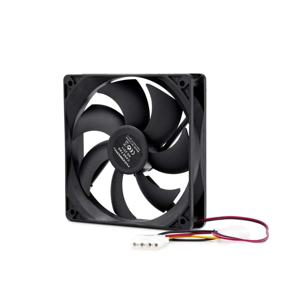 HADRON HDX1501 KASA FANI 4PIN 12CM SİYAH