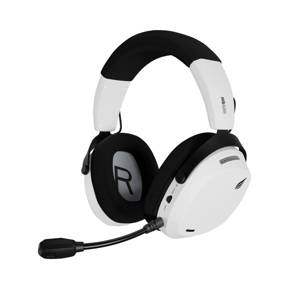 HAWK GAMING HS420 7.1 TRI-MODE KABLOSUZ/BLUETOOTH GAMING KULAKLIK BEYAZ
