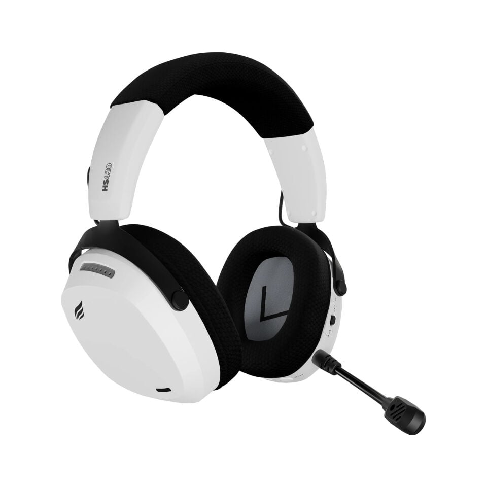 HAWK GAMING HS420 7.1 TRI-MODE KABLOSUZ/BLUETOOTH GAMING KULAKLIK BEYAZ