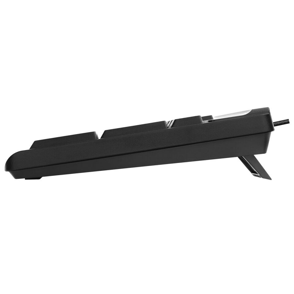 EVEREST KB-741 USB 2M BAKIR KABLOLU Q KLAVYE SIYAH/GRI